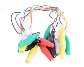 14-Inch Color-Coded Jumper Leads (10-Pack)