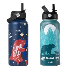 32 oz Water Bottle for Mom & Dad