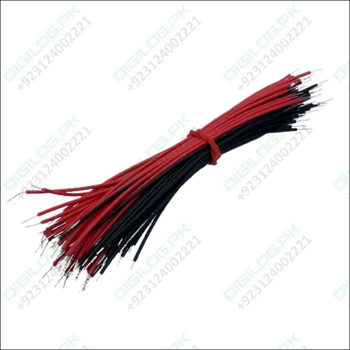 50pcs Bundle Soldering Wire Jumper Cable Dupont Wire Electronic Wires Black Red Color