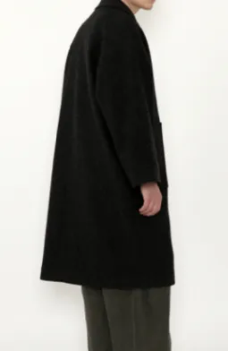 7115 by Szeki Fall Wool Coat Charcoal.