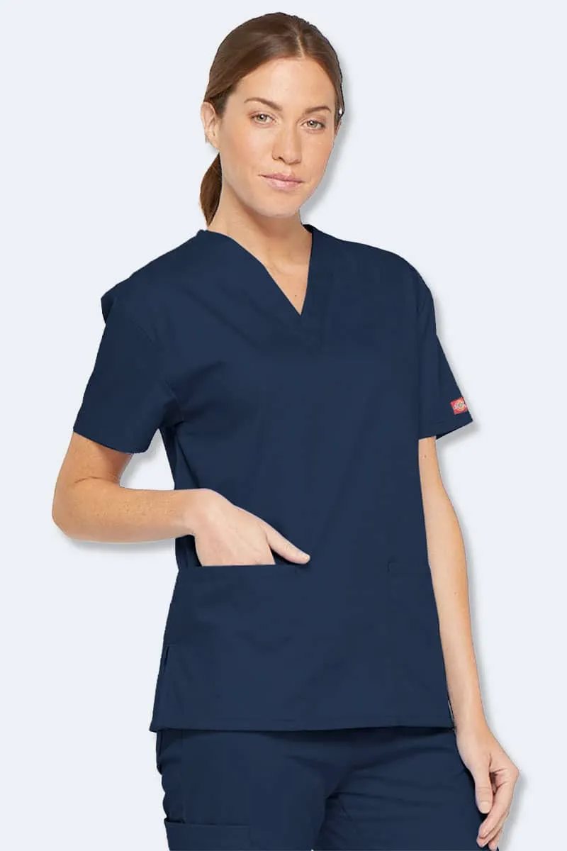 86706 Dickies EDS Signature Classic Womens V-Neck Scrub Top