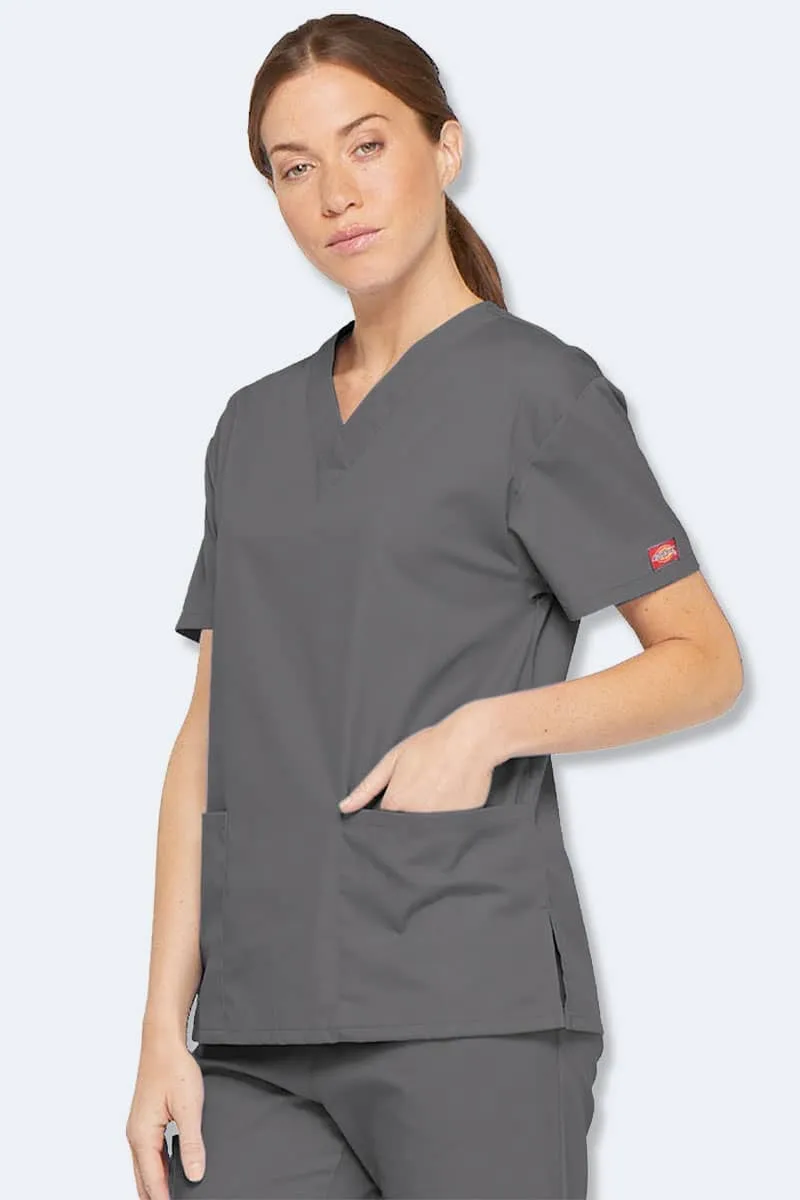 86706 Dickies EDS Signature Classic Womens V-Neck Scrub Top