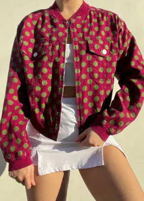 90's Cherry Lime Bomber (S-M)