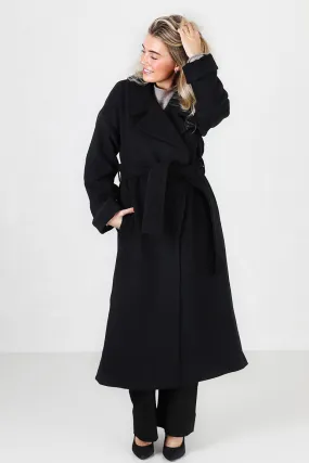 Adele Wool Coat Black