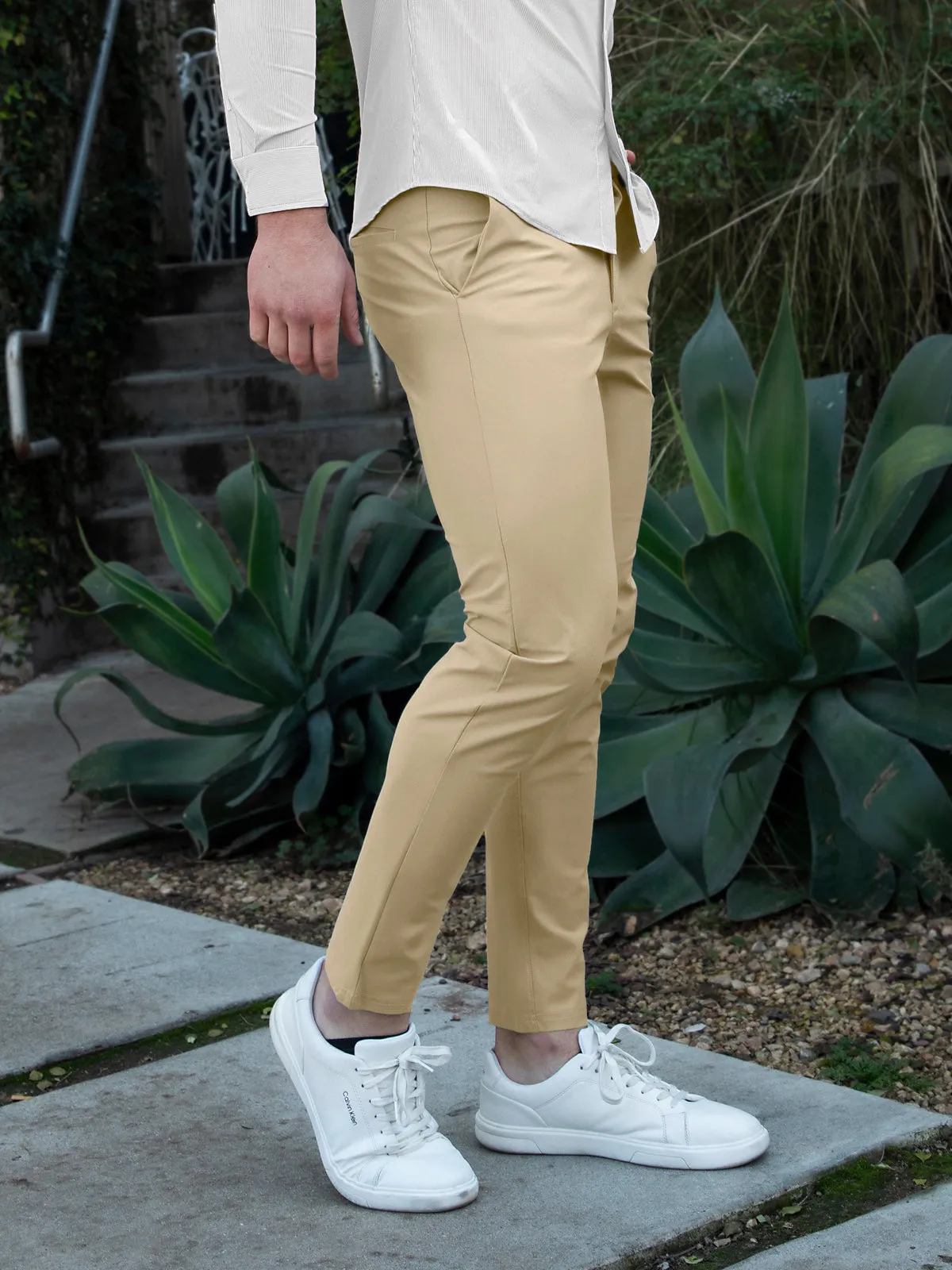 All Day Elite Performance Chino Pants - Tapered Slim Fit