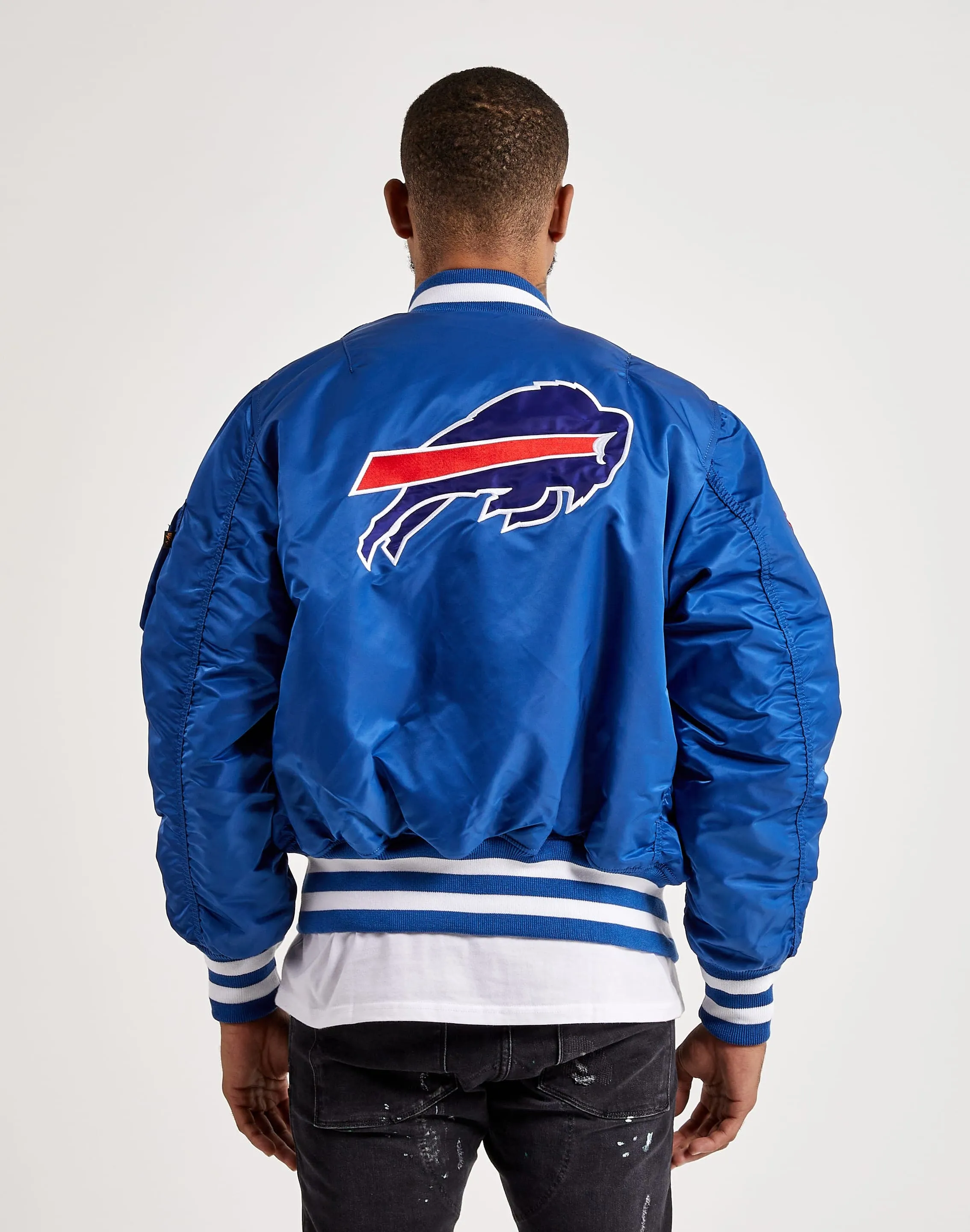 Alpha Industries MA-1 Reversible Buffalo Bills Bomber Jacket