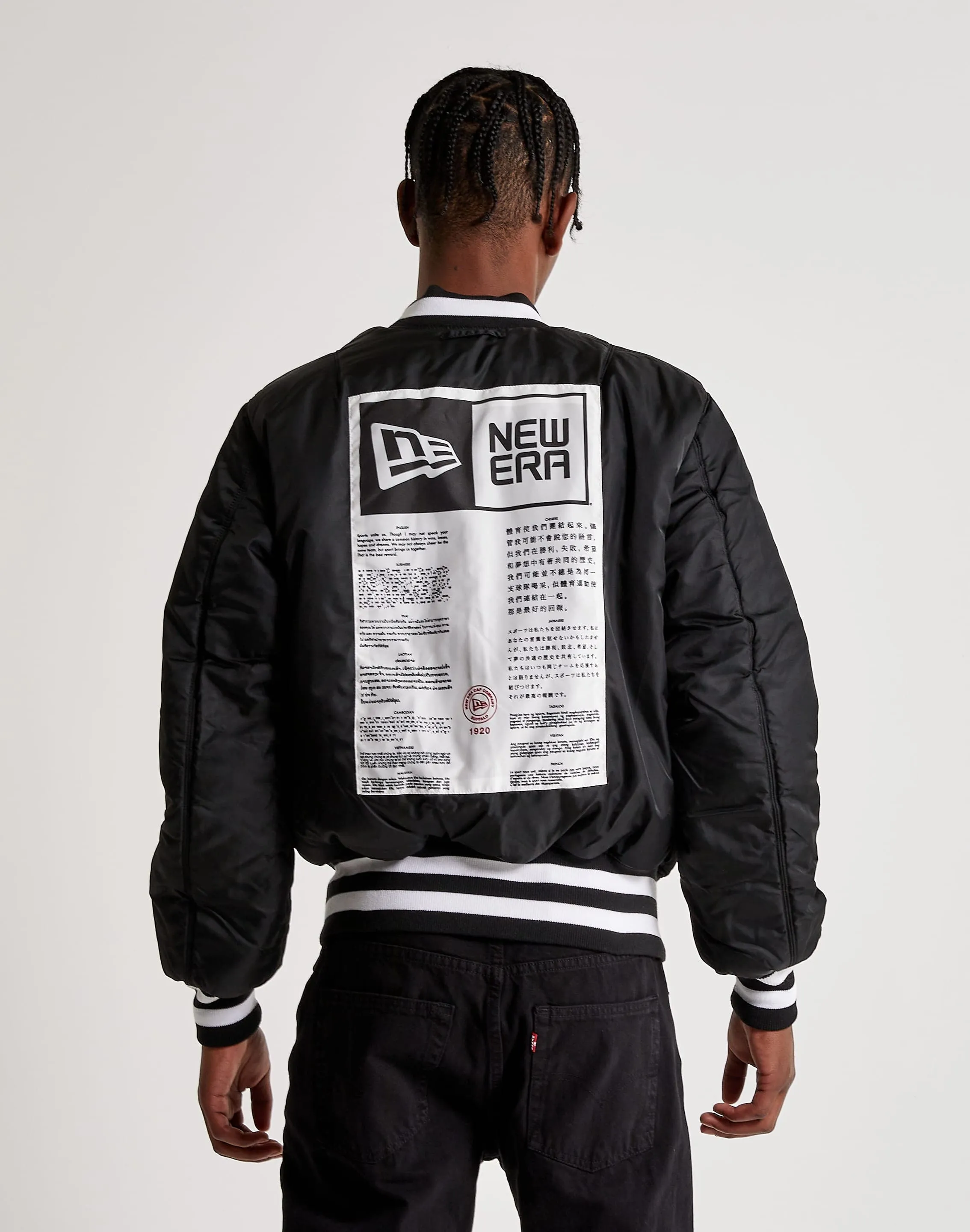 Alpha Industries MA-1 Reversible Pittsburgh Steelers Bomber Varsity Jacket