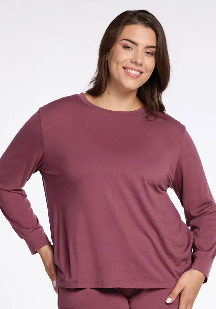 Ashlie Lounge Top - Wild Ginger