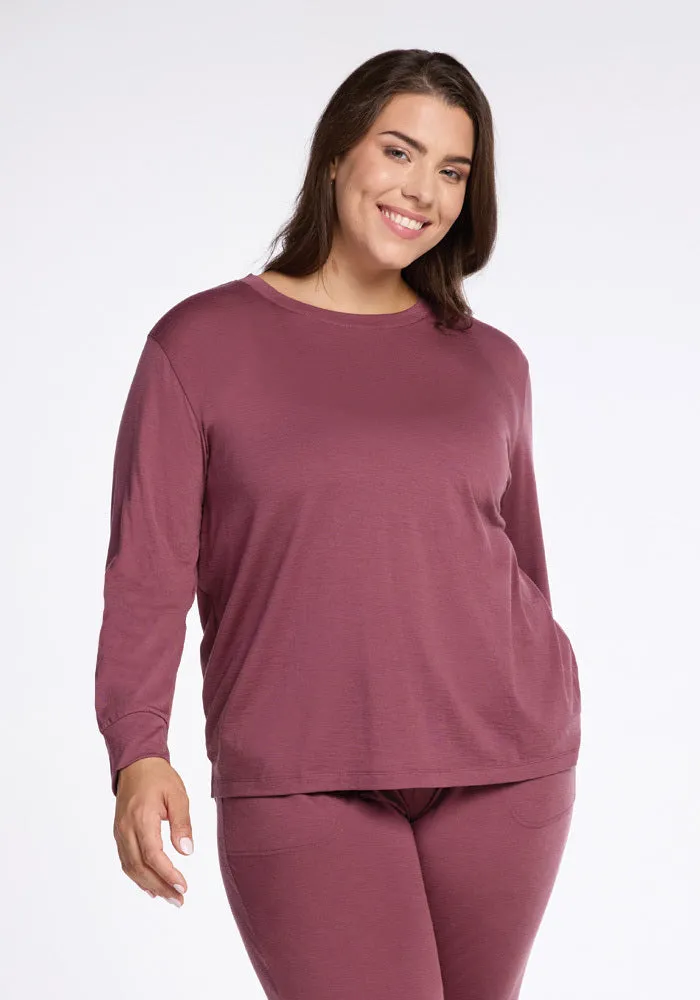 Ashlie Lounge Top - Wild Ginger