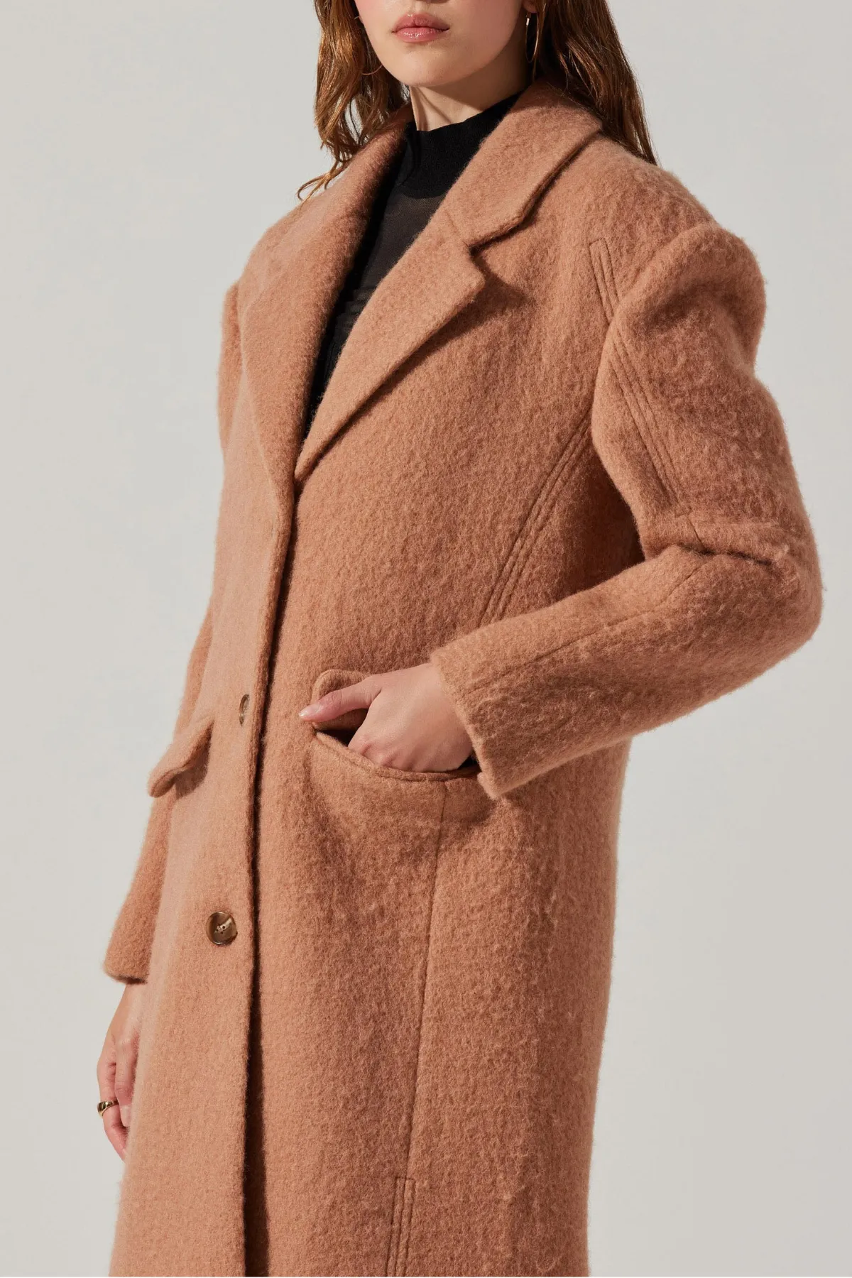 ASTR THE LABEL - ETTA WOOL BLEND COAT