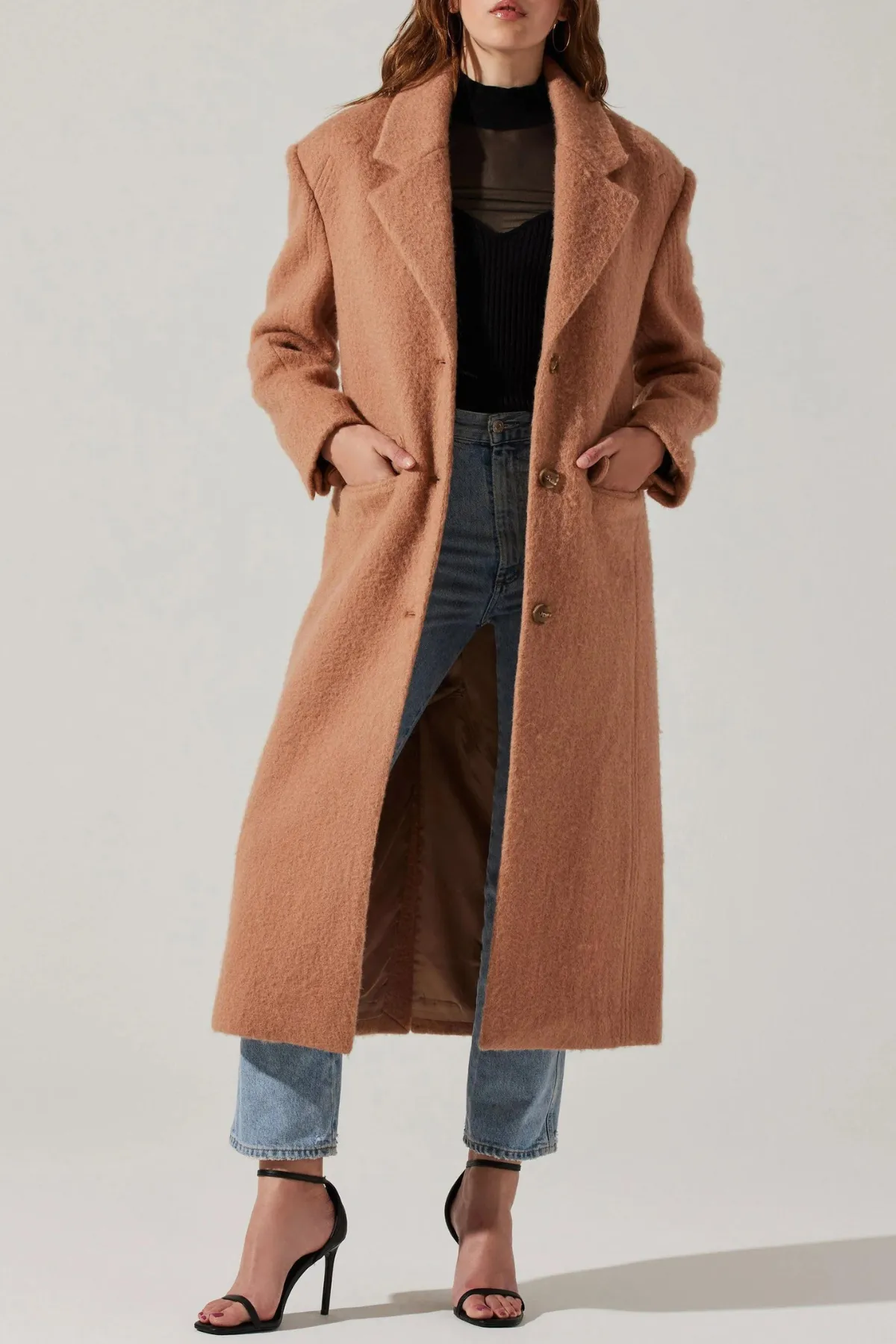 ASTR THE LABEL - ETTA WOOL BLEND COAT