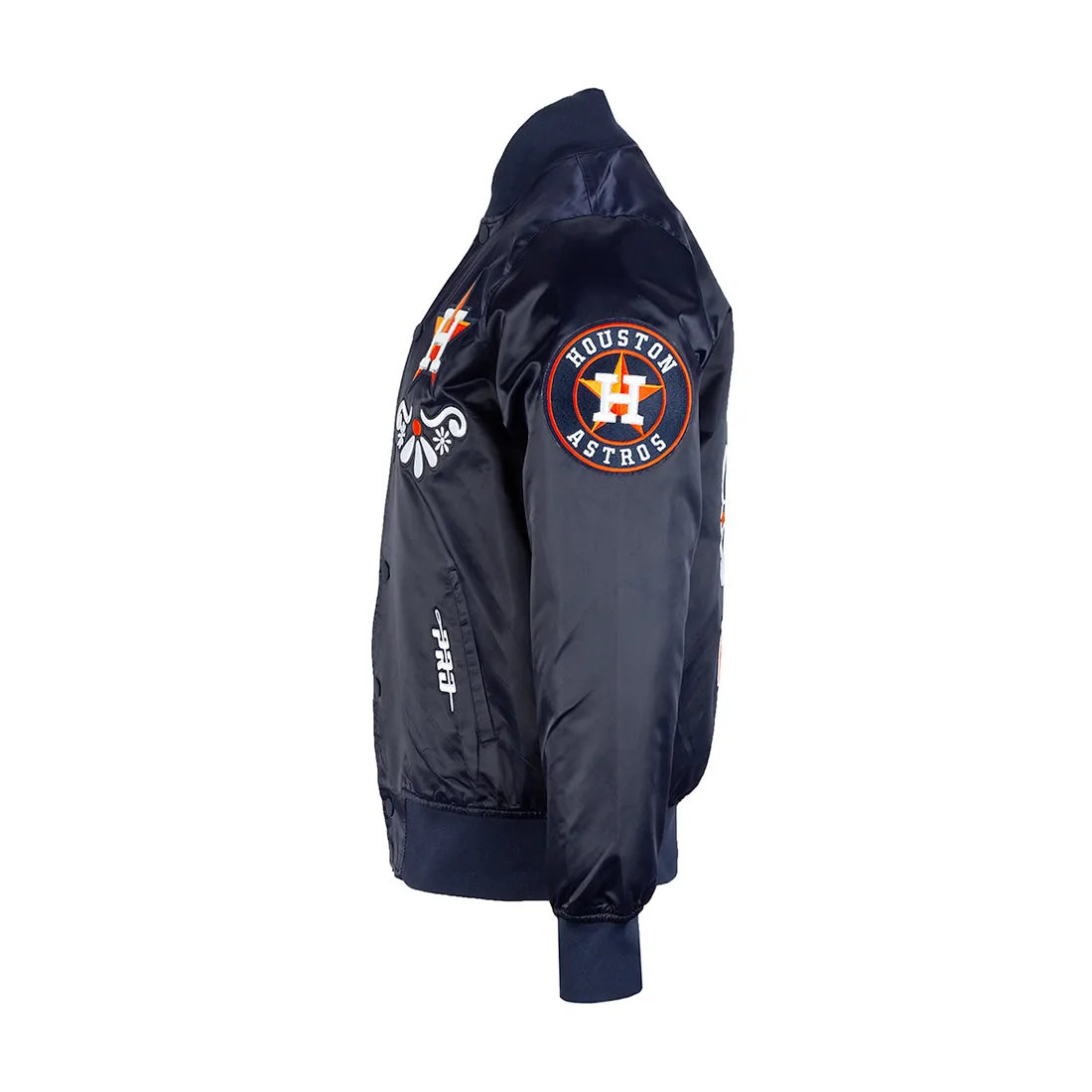 Astros Sugar Skull Satin Jacket -Mens