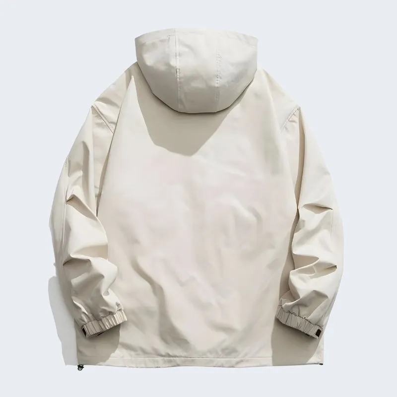 Beige Cargo Jacket