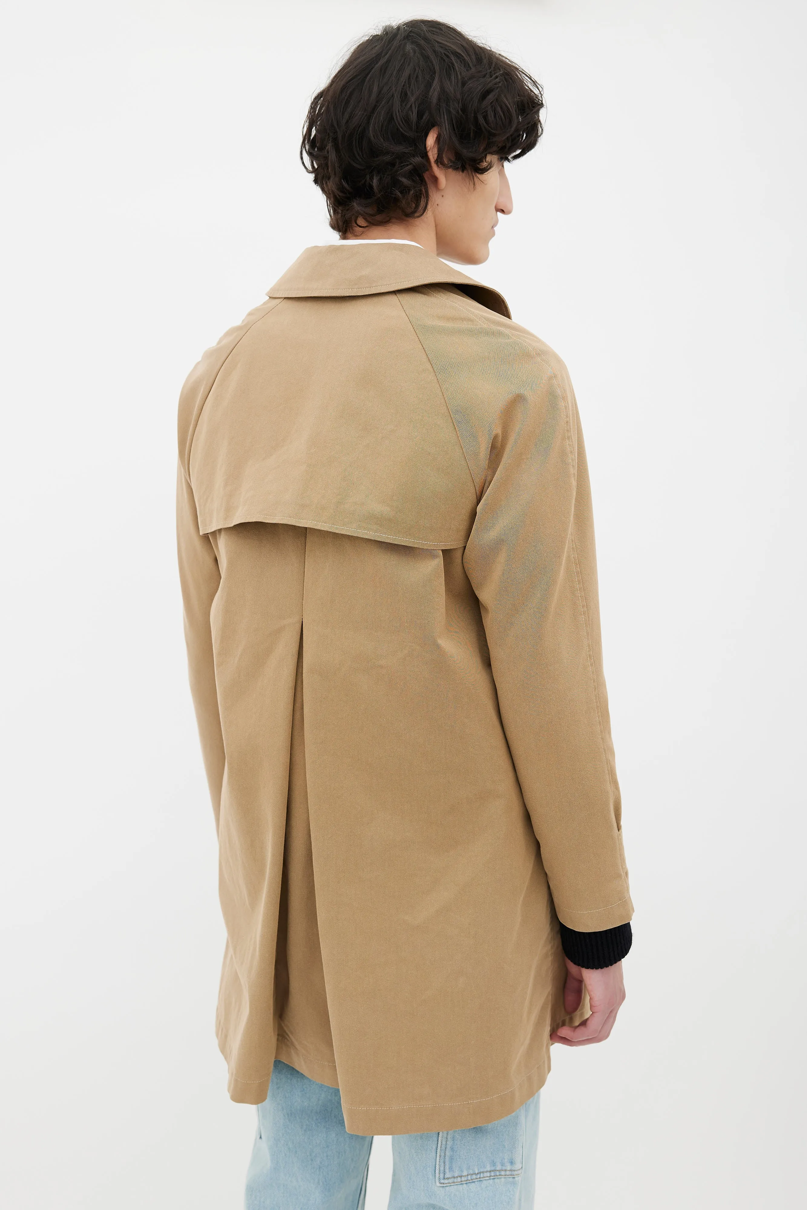 Beige Cotton Coat