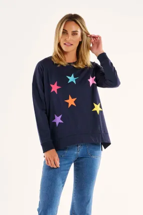 Betty Basics Sienna Jumper in Star Print