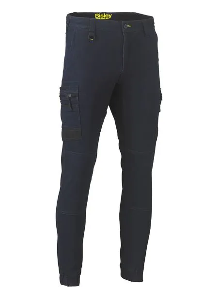 Bisley Flex And Move Stretch Denim Cargo Cuffed Pants (BPC6335)