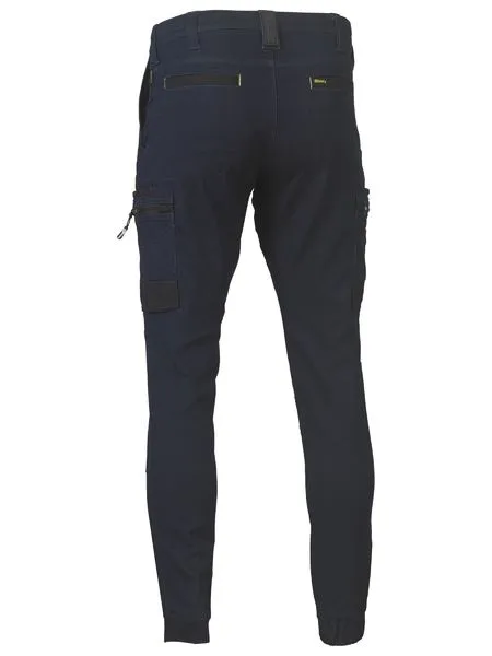 Bisley Flex And Move Stretch Denim Cargo Cuffed Pants (BPC6335)