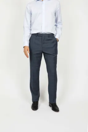 Blue Indigo Brinsley Check Trouser