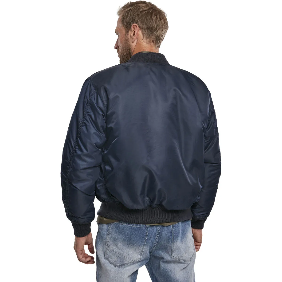 Brandit MA1 Bomber Flight Jacket Dark Navy