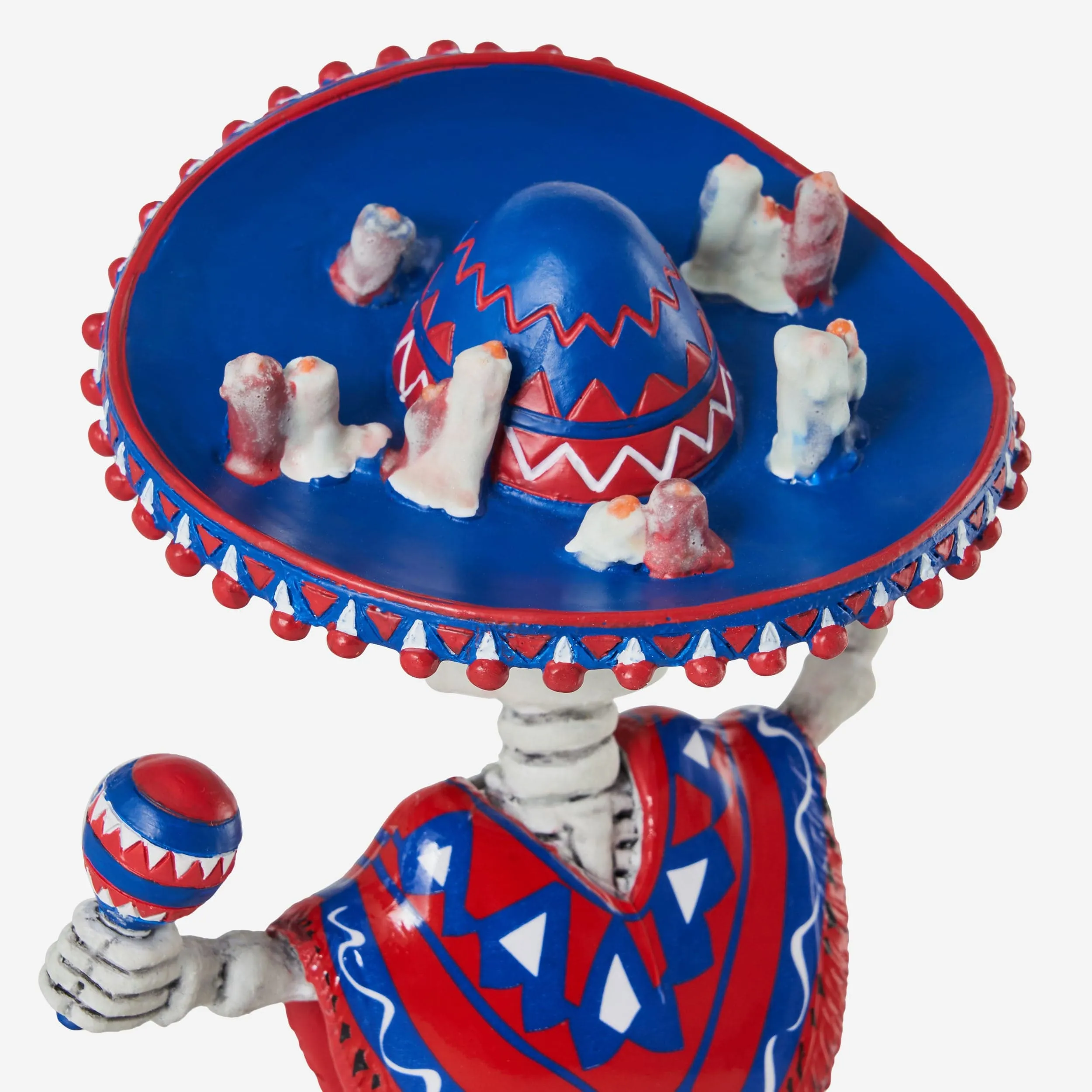 Buffalo Bills Calavera Glow in the Dark Bobblehead