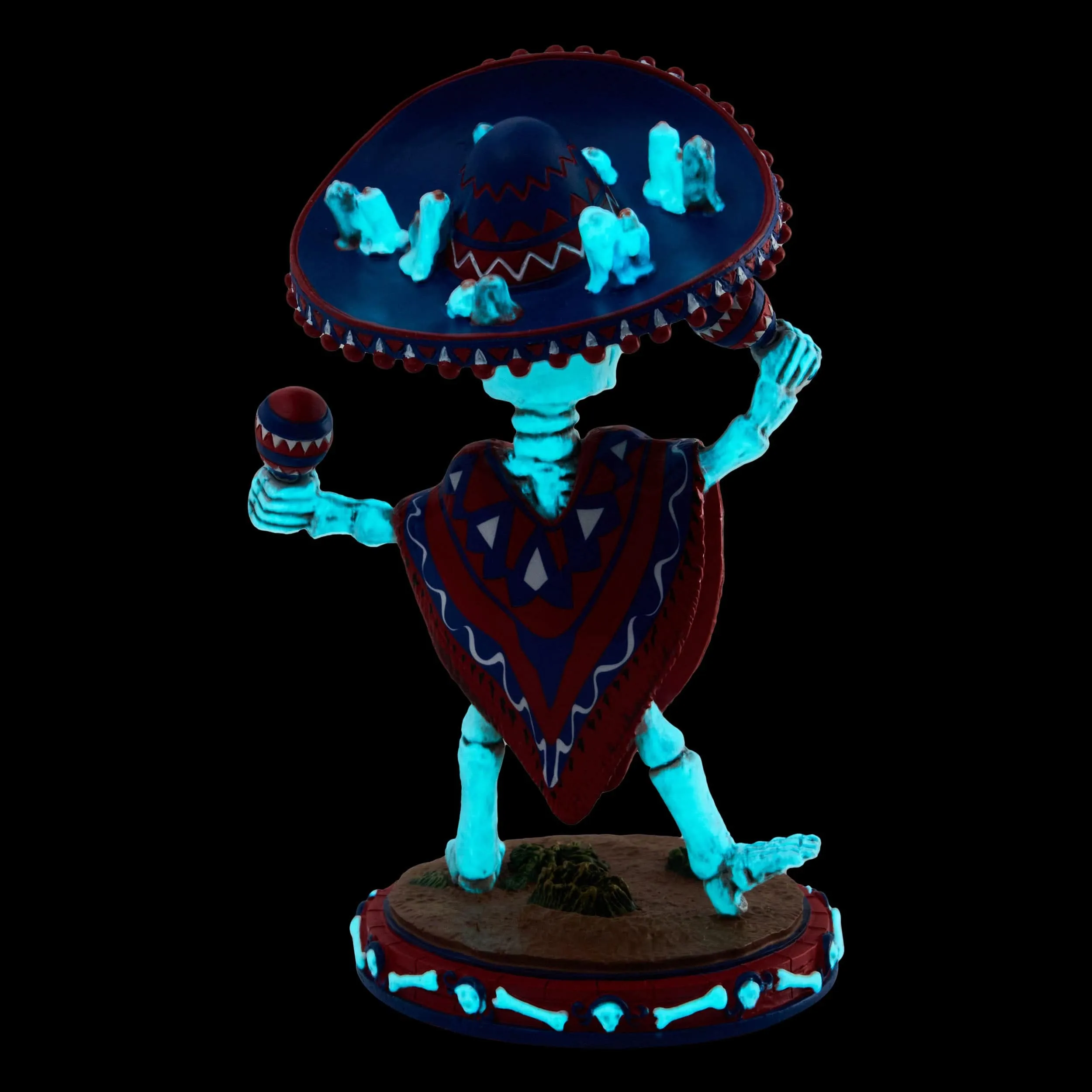 Buffalo Bills Calavera Glow in the Dark Bobblehead