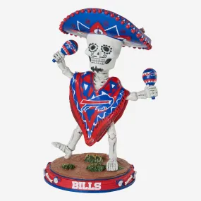 Buffalo Bills Calavera Glow in the Dark Bobblehead