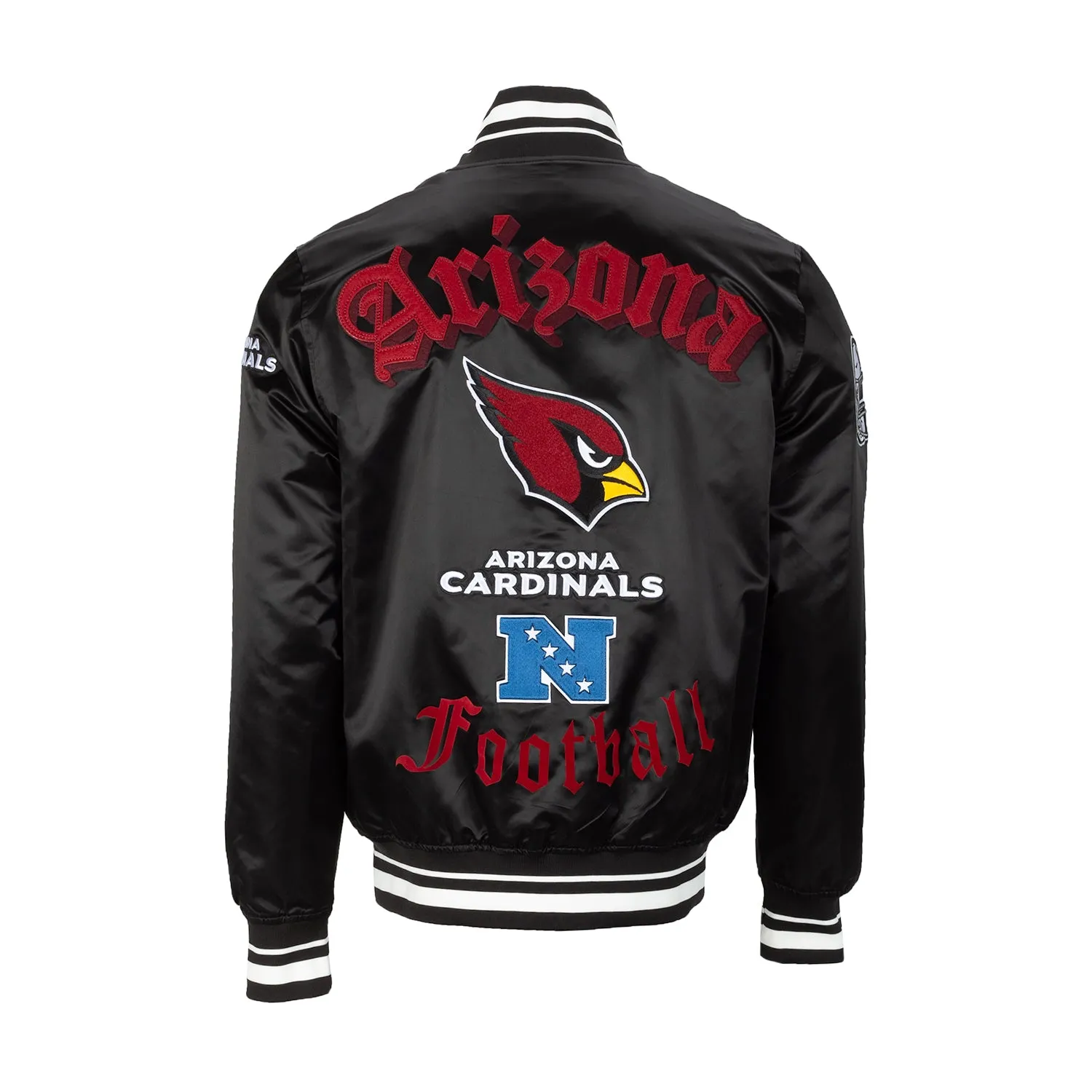 Cardinals Old English Satin Jacket - Mens