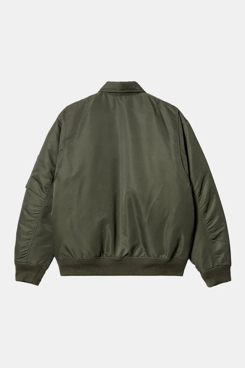 Carhartt WIP Olten Bomber Jacket (Plant/Smoke Green)