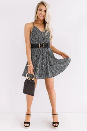 Chic Surroundings Shift Dress In Black