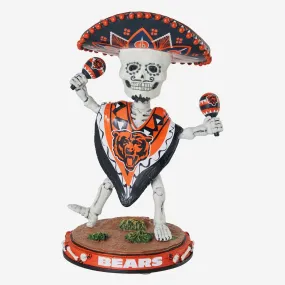 Chicago Bears Calavera Glow in the Dark Bobblehead