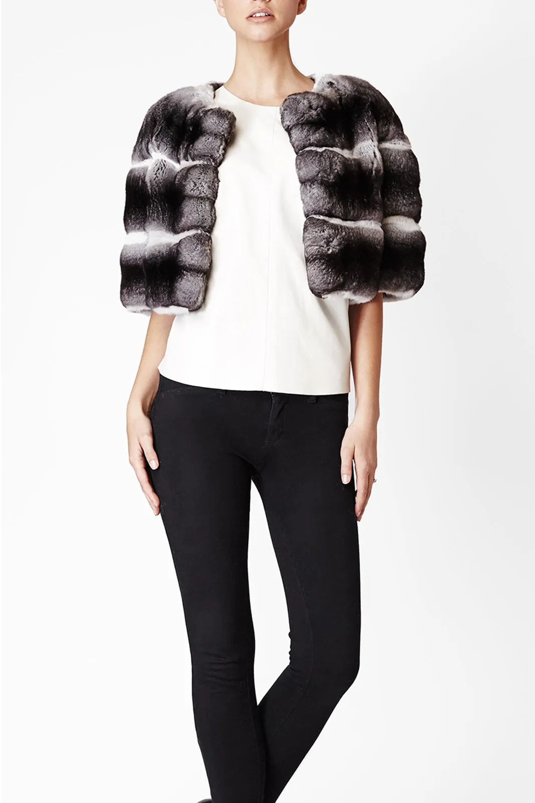 Chinchilla Mini Fur Jacket