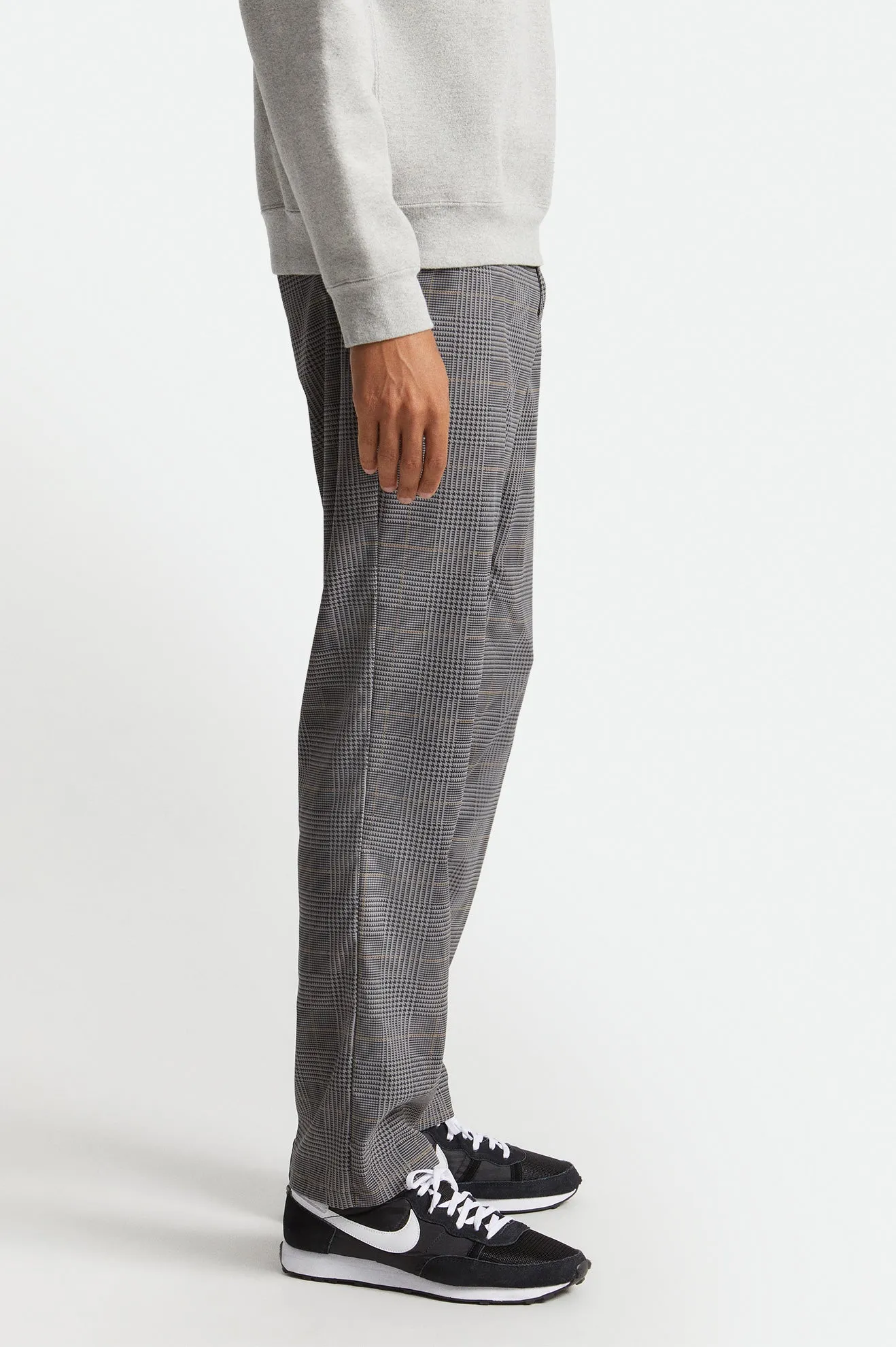 Choice Chino Pant - Grey/Black Plaid