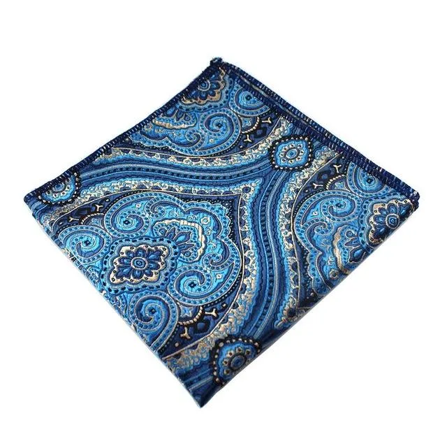 Classy Men Pocket Square Paisley