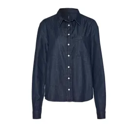 Clyde Dark Blue Casual Denim Shirt