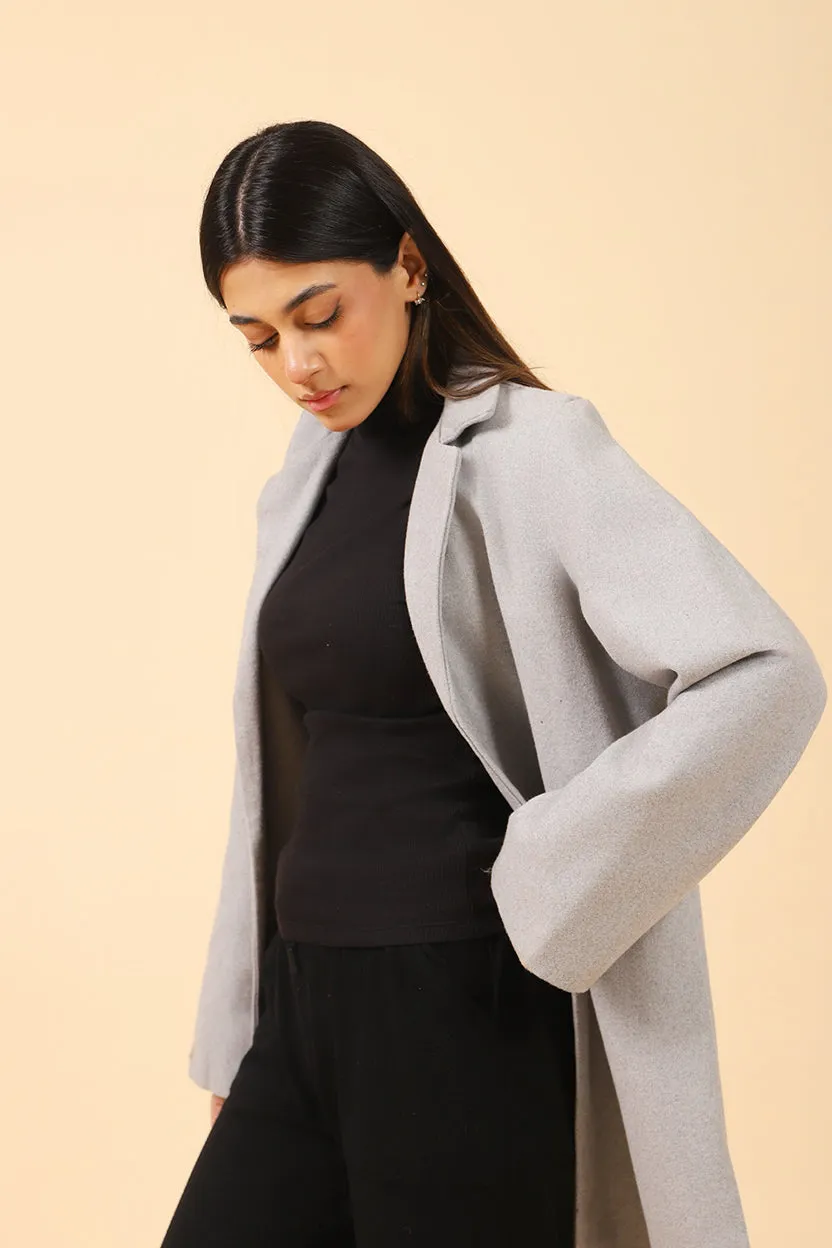 COAT WITH SIDE SLITS