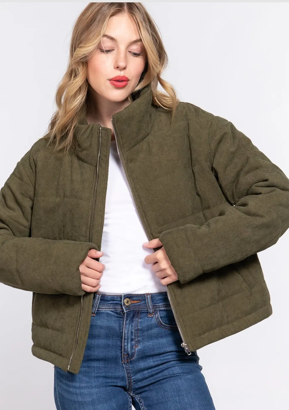 Corduroy Bomber Jacket