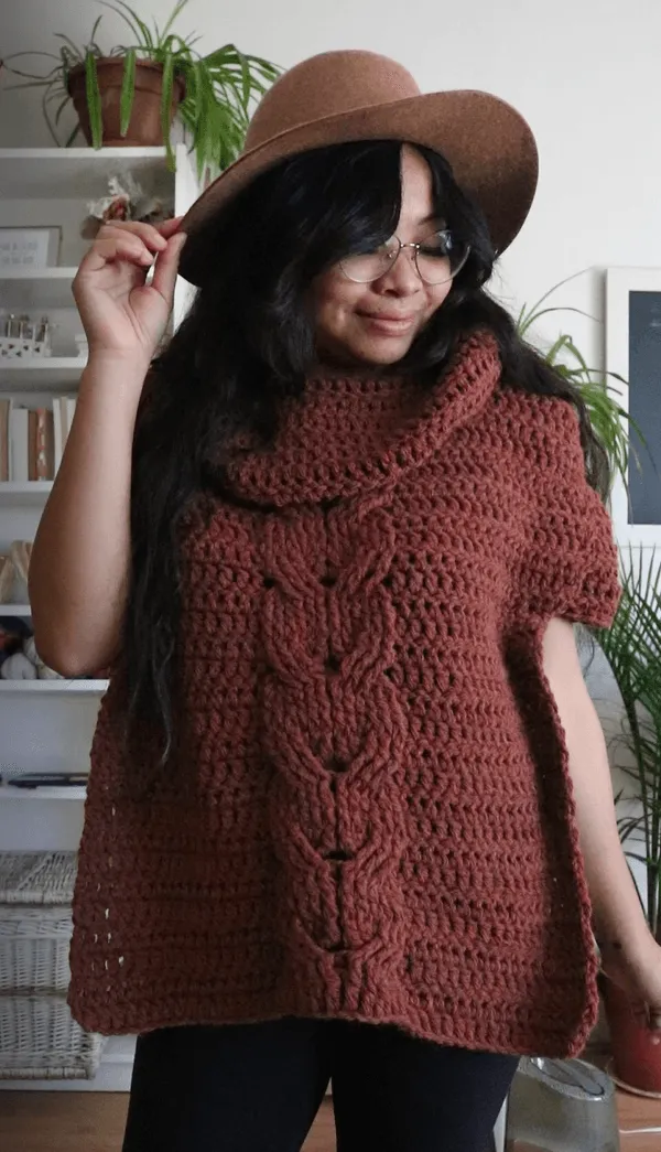 Crochet Kit - Tirintas Cowl Poncho