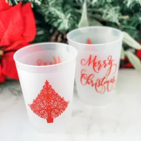 Custom Christmas Party Shatterproof Cups