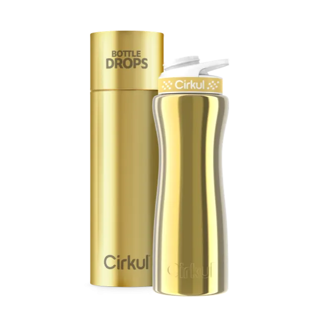 CX: Limited Edition: Gold Chrome 22oz. Stainless Steel Bottle & Lid