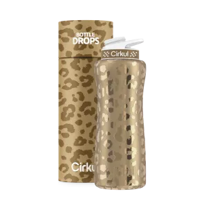 CX: Limited Edition: Gold Leopard 32oz. Stainless Steel Bottle & Lid