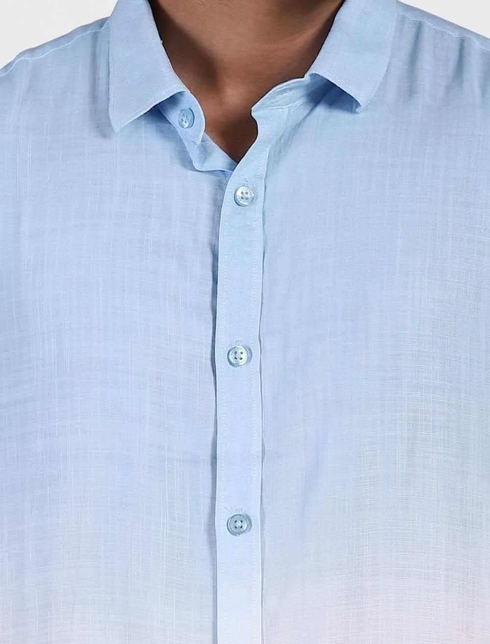 Dip Dye Men's Short Sleeve Shirt