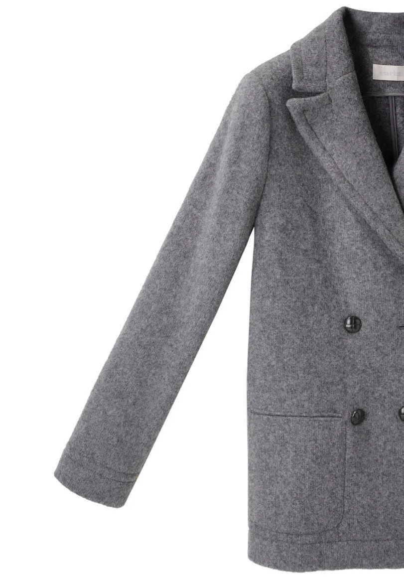 Double Breasted Wool Coat