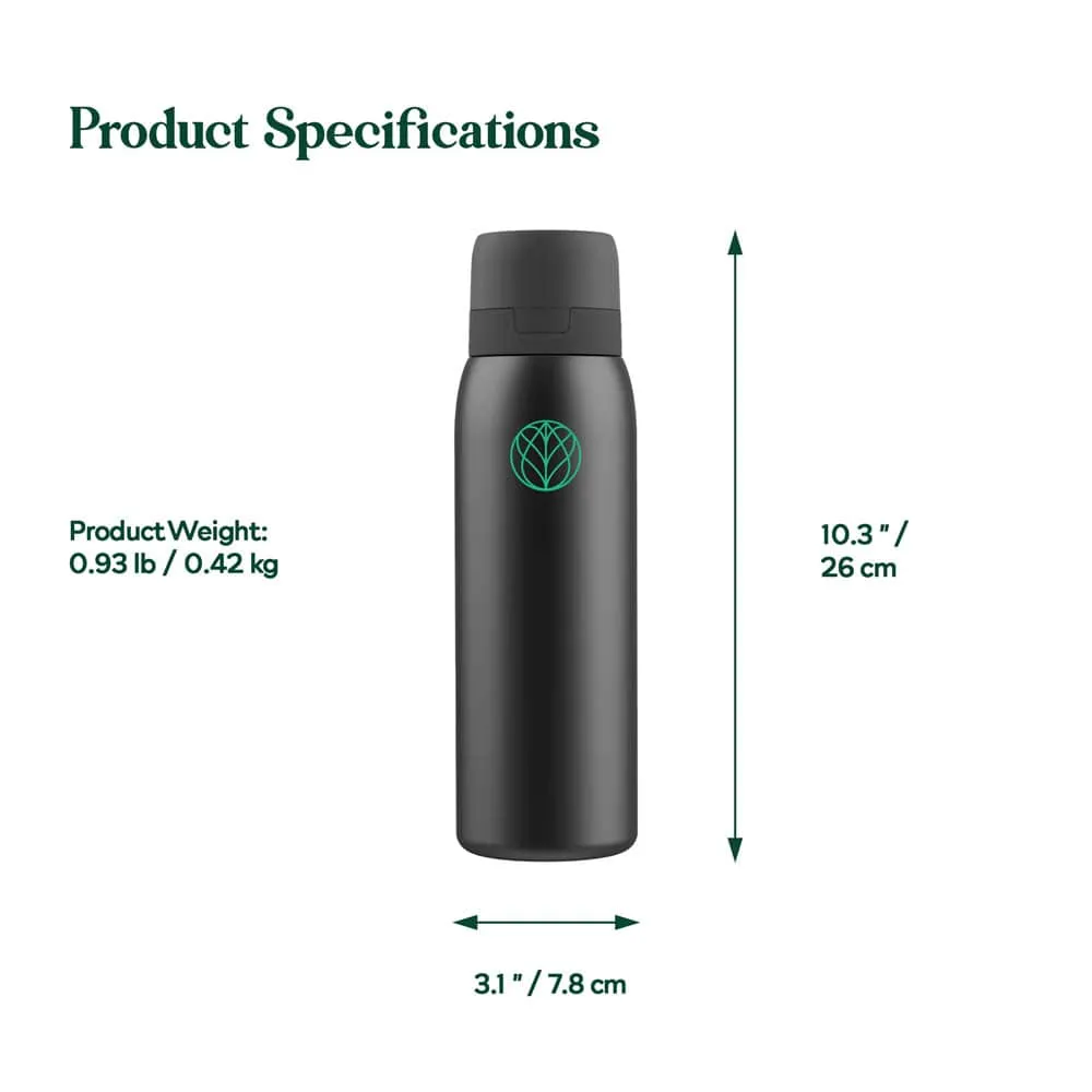 Earths Water Ultra Stainless Steel Water Filter Bottle   Urban Filter