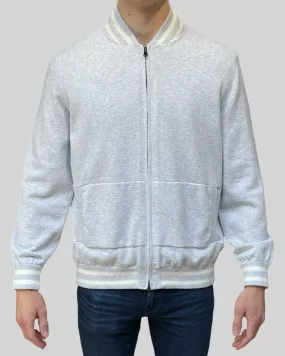 ELEVENTY Knitted cotton Bomber | GREY