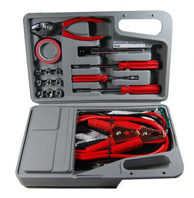 Emergency Tool Kit with Jumper Cables