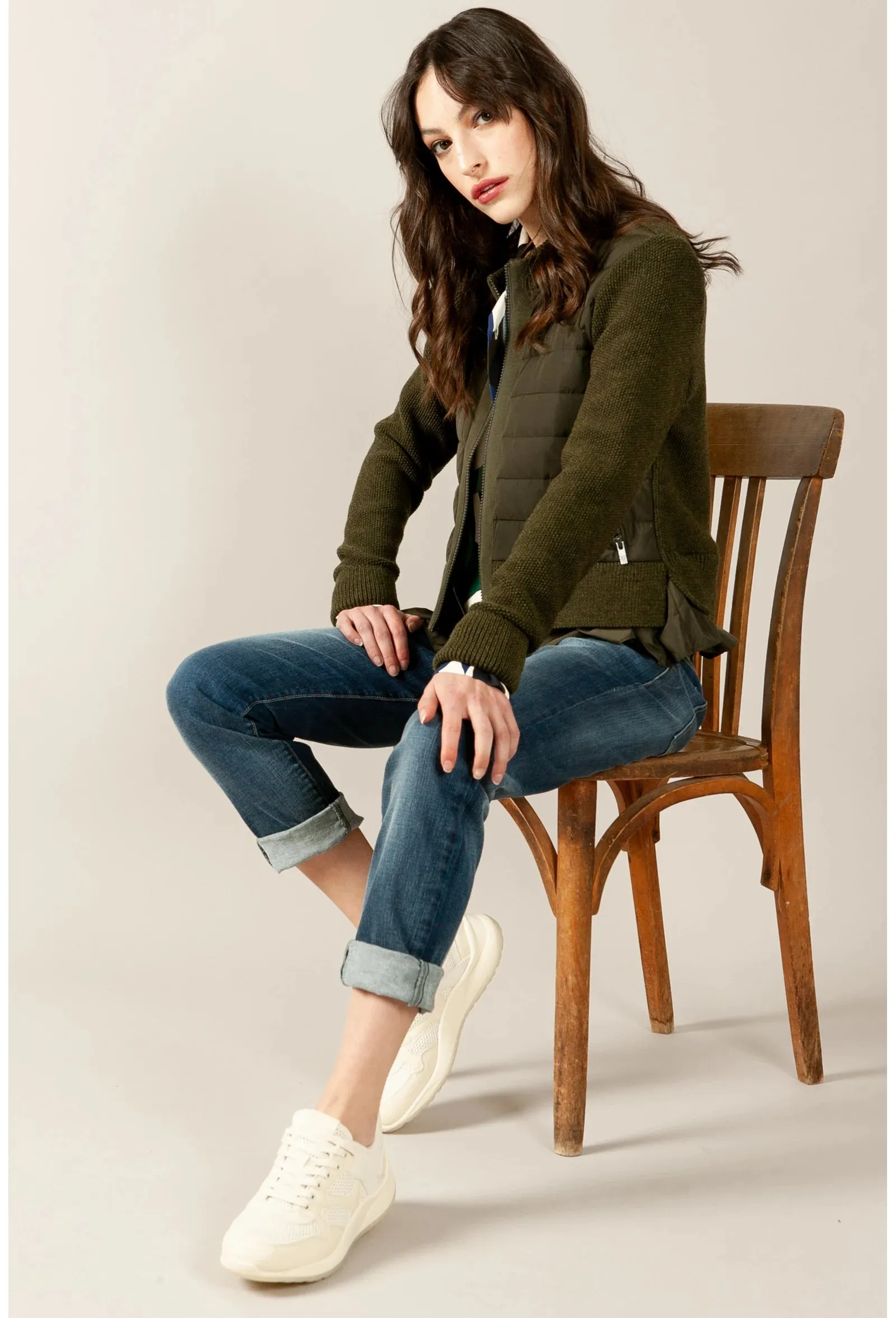 Fabienne Jacket - Khaki Green