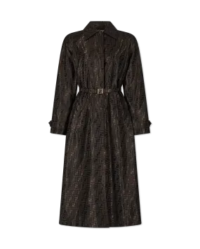 FF Jacquard Trench Coat