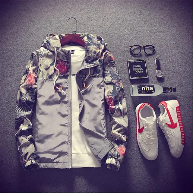 Floral Bomber Jacket