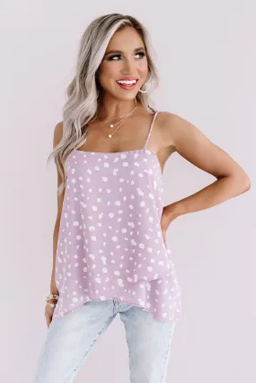 Forever Charming Leopard Tank in Dusty Purple