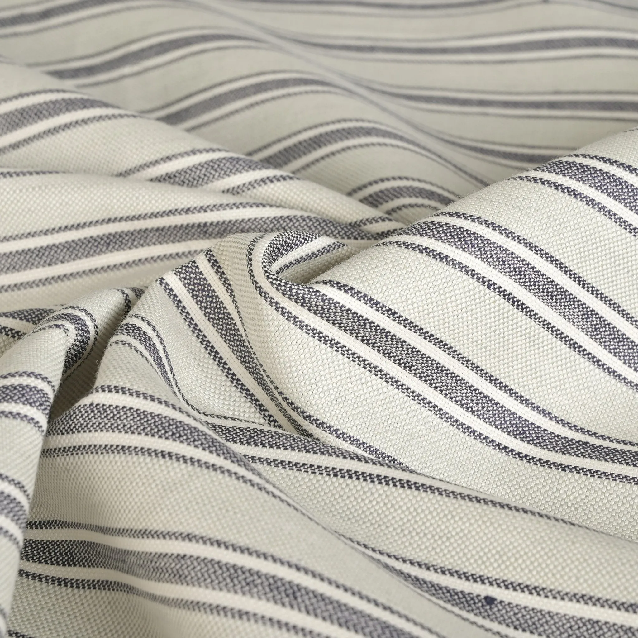 Grey Striped Cotton 98834